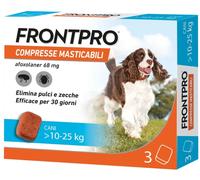 FRONTPRO 3 compresse masticabili antiparassitarie 68 mg per cani 10-25kg