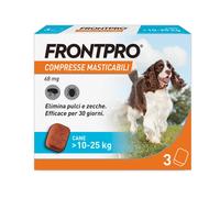 FRONTPRO 3 Compresse Masticabili Antiparassitario per Cani di Peso > 10-25 kg