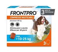 FRONTPRO Antiparassitario 10-25kg Frontline Cane 3 Compresse Masticabili