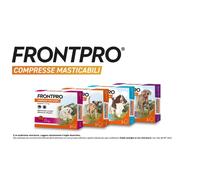 FRONTPRO Cane da 1 a 50 Kg Antiparassitario Pulci Zecche 3 Compress masticabili