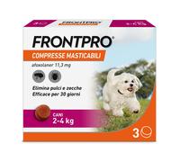 FRONTPRO Cani (2-4Kg), 3 Compresse Antiparassitarie
