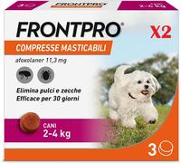 FRONTPRO - Compresse Masticabili - 28,3 mg di Afoxolaner per Cani 4-10 Kg