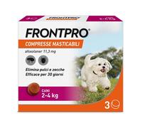 Frontpro Pulci E Zecche 3 Compresse Masticabili Cani 2-4 Kg 11,3 Mg