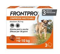 FRONTPRO Frontline Cane Conf. da 3 Compresse Masticabili Antiparassitario 4-10kg