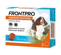 Frontpro Pulci Zecche Cani 10-25 Kg 3 Compresse Masticabili