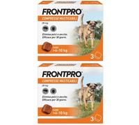 FRONTPRO x3 Compresse Masticabili, Antiparassitario Per Cani (4-10Kg)