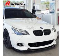 Frontstoßstange Spoiler Lippe Kit Für BMW E60 E61 5er M-Sport Glänz Schwarz
