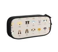 FROON Custodia per scuola Forniture per ufficio Astuccio per penne di grande capacità di razza di cane Astuccio per matite di grande capacità per studenti Astuccio di cancelleria Scatola per matite