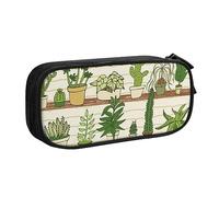 FROON Custodia per scuola Forniture per ufficio Cactus Pianta tropicale Astuccio per penne di grande capacità Astuccio per matite di grande capacità per studenti Astuccio per cancelleria Scatola per