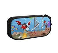 FROON Custodia per scuola Forniture per ufficio Ocean Pesce subacqueo Astuccio per penne di grande capacità Astuccio per matite di grande capacità per studenti Astuccio per cancelleria Scatola per