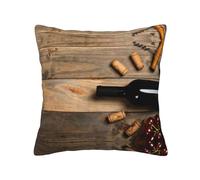 FROON Four Seasons - Federa per cuscino universale per bottiglia di vino e uva, ideale come cuscino da divano, cuscino per la vita o cuscino decorativo