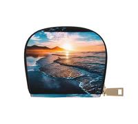 FROON Portafoglio per carte di credito con animale pastore tedesco in pelle Shell Card Bag Card Holder Portafoglio per le donne, bianco, Taglia unica