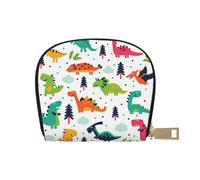FROON Portafoglio per carte di credito con animale pastore tedesco in pelle Shell Card Bag Card Holder Portafoglio per le donne, bianco, Taglia unica
