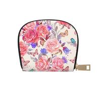 FROON Portafoglio per carte di credito con animale pastore tedesco in pelle Shell Card Bag Card Holder Portafoglio per le donne, bianco, Taglia unica