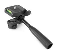 FROON Testa for treppiede for supporto da concerto con rotazione di 90°, indicatore livello, vite 1/4", orizzontale/verticale for for telefono