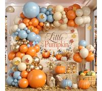Froova Kit per arco della ghirlanda di palloncini autunnali del | Palloncini autunnali in rame per il primo raccolto autunnale Little Pumpkin Baby Shower Decorazioni per feste di compleanno