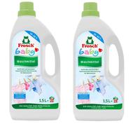 Frosch Bebé Detersivo per Lavatrice Liquido 2x 1,5 Litro 22 Wl 20 - 95°C