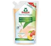 Frosch Peach Blossom - Sapone sensibile per le mani, per una pulizia delicata e igienica, sacchetto di ricarica, 500 ml