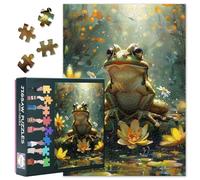 Frosch - Puzzle da 1000 pezzi, per adulti, motivo floreale, 1000 pezzi, difficile e impegnativo, 70 x 50 cm, puzzle in famiglia, regalo per la serata di gioco e decorazione per la casa (serie animali
