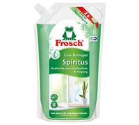 Frosch Spiritus - Detergente per vetro, perfetta lucentezza senza aloni, per uso domestico, superfici e finestrini dell'auto, sacchetto di ricarica, 1 confezione (1 x 950 ml)