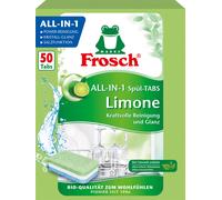 Frosch Tab per Lavastoviglie All-in-1 - Limone - 50 pezzi