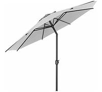 Froschkönig24 Isa Ombrellone Ø 300 cm antracite/pietra