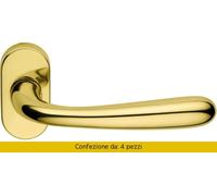 Frosio Bortolo Mezza Maniglia Goccia con Ros.Ovale Cr.Sat. Sx Pezzi 4 A115XL6ZRO