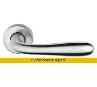 Frosio Bortolo Mezza Maniglia Goccia Cr.Sat. con Ros.Tonda Dx Pezzi 4 A115XL6ZRT