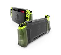 Frost Black - Custodia di ricarica per Nintendo Switch Mumba Blade Series TPU Grip Cover compatibile