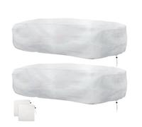 Frost Cloths for Outdoor Plants - Two Garden Thermal Shield Drawstring Weather-Resistant Protector Ensemble Delivering Season Barrier Coverage Supporting Vegetable Vineyard Berry Patch Balcony