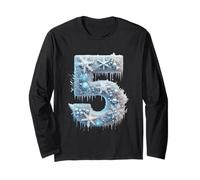 Frost - Fiocchi di Neve con Numero Cinque Maglia a Manica