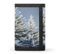 Frost in Winter - Portafoglio casual con porta carte di credito, organizer per documenti di alta qualità, per uomini e donne