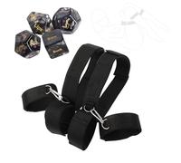 Frostcqc Cintura in nylon nero per allenare mani e gambe, cintura per la cura delle gambe