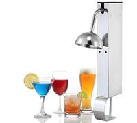 Froster di CO2 in vetro per Martini e bicchierini da shot, refrigeratore istantaneo per bevande raffredda fino a -25°C in 8 secondi con luce ambientale a LED
