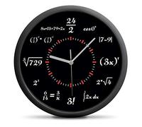 Froster Orologio Matematico, Orologio Silenzioso da Parete, Non ticchettio, Regalo Matematica, Gadget per Studenti