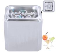 Froster refrigeratore in vetro, in acciaio inox, rapido per bevande a CO2, per vino, cocktail, birra e bevande miste, facile da usare, perfetto per bar e feste