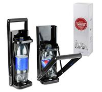 Froster Schiaccia Lattine e Bottiglie, Can Crusher, Schiacciatore per Bottiglie di plastica, Lattine di Bevande e Birra, Cartoni del Latte, Apribottiglie Incorporato