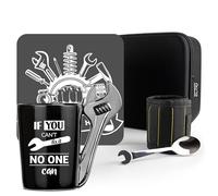 Froster Set Regalo per Tuttofare, Regalo per Meccanico, 3D Tazza con Manico a Forma di Chiave, Bracciale Magnetico da Lavoro, Cucchiaino