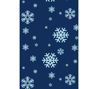 Frosty Blue Snowflake Notebook: A Cozy Winter-Themed Lined Notebook