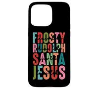Frosty Rudolph Santa Jesus Believe Custodia per iPhone 15 Pro Max