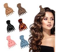 FrostyFlair fermagli per capelli donna, 6 pezzi fermaglio a becco d'anatra per sollevare le radici dei capelli per volume, fermagli per capelli piatti, fermaglio capelli piatto, hair clips