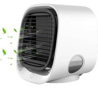 Frostyfuse Condizionatore Fan, Frostyfuse Mini Usb Portable Air Condizionatore Fan, Silent Air Freshening (Rosa)
