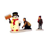 Frosty's Friendly Greeting Set of 2 B/O 4.5V Cod. 04511 Accessorio Illuminato Lemax