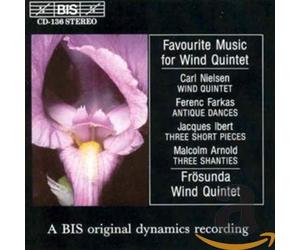 Frosunda Wind Quintet Favourite Music for Wind Quintet (Frosunda Blaskvintett)