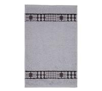 Frottana Fjord - Asciugamano ospite, 30 x 50 cm, 100% Cotone, Colore: Argento