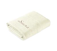 Frottana Pearl Sauna Asciugamano in 100% cotone, Avorio, 80 x 200 cm