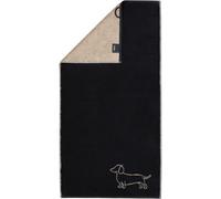 FROTTIER CaWö Asciugamani WE Love Dogs Companion 6248, colore: nero/beige, 93