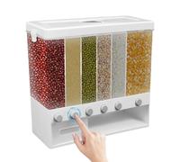 Froulaland Contenitore per cereali da cucina, da 10 kg, per alimenti secchi, da parete, per cereali, zucchero, farina, contenitore per riso bianco