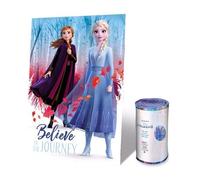Frozen 2 Coperta In Pile Silk-Touch Multicolore 150x100 Cm Disney Bambino