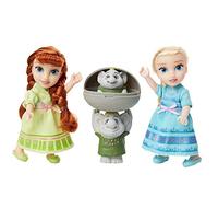Frozen 2- Disney Frozen Petite Anna & Elsa Sorpresa Trolls Gift Set, Ogni Bambola è Alta Circa 15,2 cm Include 2 Amici Troll Perfetto per Qualsiasi, Colore Fan congelato, 205271-3